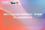 搭建Mastodon长毛象私有微博客社区：技术指南与Ciuic服务器解决方案