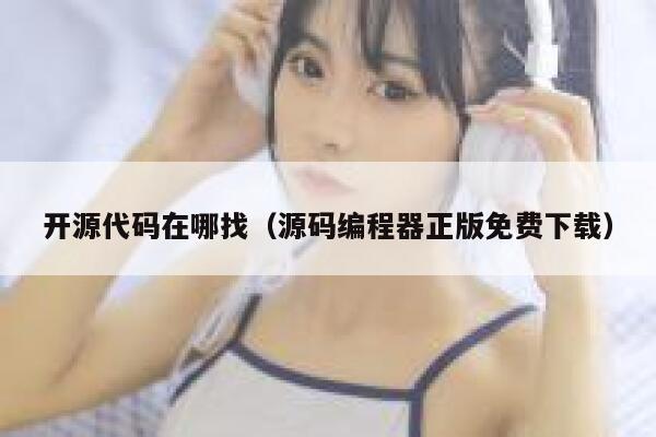 开源代码在哪找（源码编程器正版免费下载） 第1张