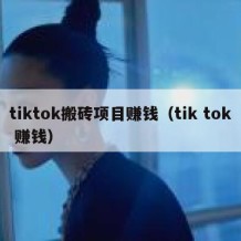 tiktok搬砖项目赚钱（tik tok 赚钱）