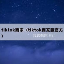 tiktok商家（tiktok商家版官方）