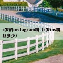 c罗的instagram粉（c罗ins粉丝多少）