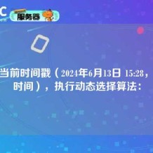 根据当前时间戳（2024年6月13日 15:28，北京时间），执行动态选择算法：