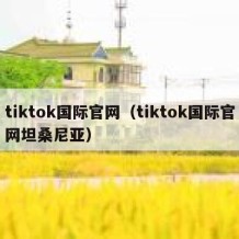 tiktok国际官网（tiktok国际官网坦桑尼亚）