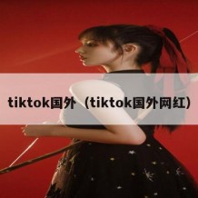 tiktok国外（tiktok国外网红）
