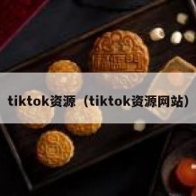 tiktok资源（tiktok资源网站）