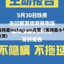 焉栩嘉instagram点赞（焉栩嘉小号点赞）