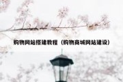 购物网站搭建教程（购物商城网站建设）