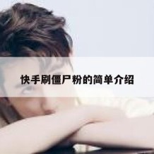 快手刷僵尸粉的简单介绍