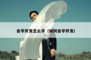自学开发怎么学（如何自学开发）