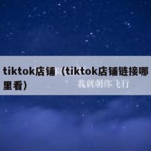 tiktok店铺（tiktok店铺链接哪里看）
