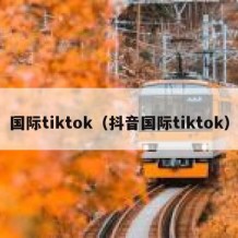 国际tiktok（抖音国际tiktok）