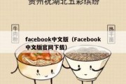 facebook中文版（Facebook中文版官网下载）