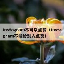 instagram不可以点赞（instagram不能给别人点赞）