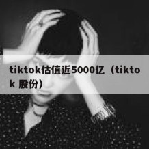 tiktok估值近5000亿（tiktok 股份）