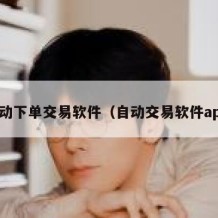 自动下单交易软件（自动交易软件app）