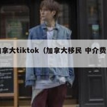 加拿大tiktok（加拿大移民 中介费用）
