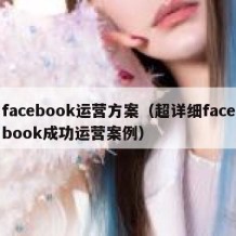 facebook运营方案（超详细facebook成功运营案例）