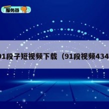 91段子短视频下载（91段视频434）