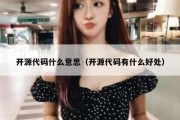 开源代码什么意思（开源代码有什么好处）