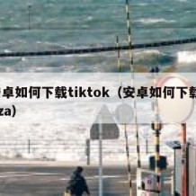 安卓如何下载tiktok（安卓如何下载filza）
