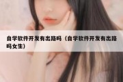 自学软件开发有出路吗（自学软件开发有出路吗女生）