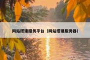 网站搭建服务平台（网站搭建服务器）