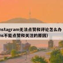 instagram无法点赞和评论怎么办（ins不能点赞和关注的原因）