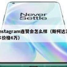 instagram连赞会怎么样（斯柯达汽车价格6万）