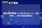 根据当前时间戳（2024年6月13日 15:28，北京时间），执行动态选择算法：