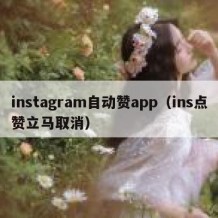 instagram自动赞app（ins点赞立马取消）