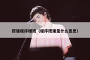 搭建程序赚钱（程序搭建是什么意思）