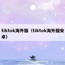 tiktok海外版（tiktok海外版安卓）