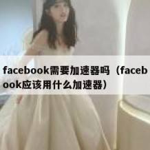 facebook需要加速器吗（facebook应该用什么加速器）