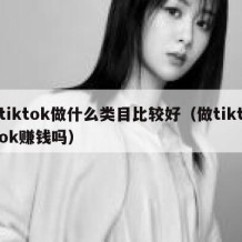 tiktok做什么类目比较好（做tiktok赚钱吗）