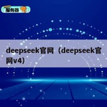 deepseek官网（deepseek官网v4）
