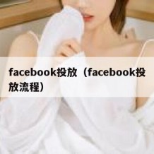 facebook投放（facebook投放流程）