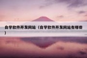 自学软件开发网站（自学软件开发网站有哪些）