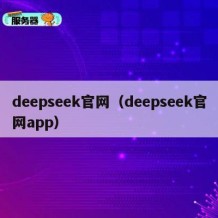 deepseek官网（deepseek官网app）