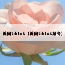 美国tiktok（美国tiktok禁令）