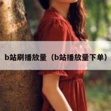 b站刷播放量（b站播放量下单）