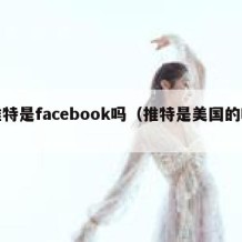 推特是facebook吗（推特是美国的吗）
