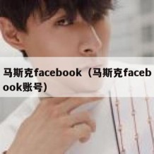 马斯克facebook（马斯克facebook账号）