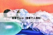 查看个人ip（查看个人保险）