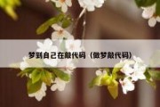 梦到自己在敲代码（做梦敲代码）