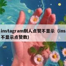 instagram别人点赞不显示（ins不显示点赞数）