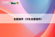主题插件（子比主题插件）