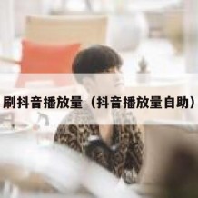 刷抖音播放量（抖音播放量自助）