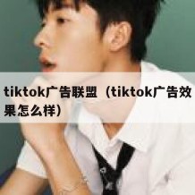 tiktok广告联盟（tiktok广告效果怎么样）