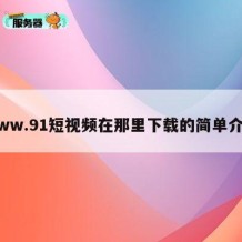 www.91短视频在那里下载的简单介绍