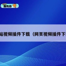 网站视频插件下载（网页视频插件下载）